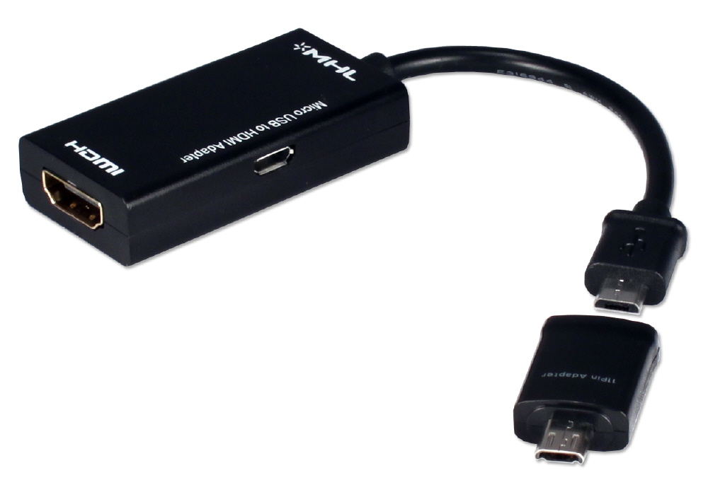 Samsung Galaxy MHL Adapter Converter - 11 Pin Micro USB to HDMI