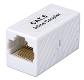 CAT6 Gigabit RJ45 Female to Female Coupler C6C45FF 037229714159 Category 6 - Coupler, CAT6 3P Certified, Straight Thru, Black, RJ45F/F JE315A/WH 6403 C6C45FF C6C45FF   2219 