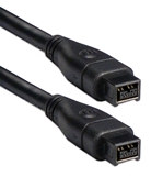 15ft IEEE1394b FireWire800/i.Link Bilingual 9Pin to 9Pin Black Cable CC1394FF-15 037229139075 Cable, IEEE1394b FireWire800-Bilingual, 9 to 9 Pins, 15ft 415497 PY7700 CC1394FF15 CC1394FF-15 cables feet foot  2356 