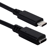 0.5-Meter USB-C to USB-C 3.2 Gen 1 5Gbps 60-Watts Sync & Power Extension Cable CC2230CX-05M 037229229776 Black microcenter 570556 Chesrown, USB-C, USB C, USB-C Extension Cable, USB C Extension Cable 0.5-Meter, 0.5Meter, 0.5M, 1.6ft, 5Gbps, 3Amp, 60-Watts