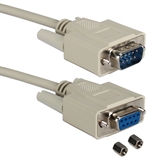 10ft DB9 RS232 Male to Female Extension Cable CC317-10N 037229317107 Cable, Straight Thru, EGA/CGA Monochrome Video/Serial RS232 Applications or Extension, DB9M/F, 10ft, 28AWG, UL MC317-10M, CC317-10NN, CC309  461574 KV6456 CC31710 CC317-10N cables feet foot  2564 