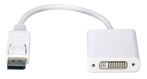 DisplayPort Male to DVI Female Digital Video Adaptor DPDVI-MFW Adaptor, DisplayPort v1.1 Compliant, Convert DisplayPort Video to DVI-D with DHCP DPDVIMF DPDVI-MFW adapters adaptors 