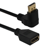 0.5ft Up-Angle DisplayPort Male to Female UltraHD 4K Flex Adaptor DPXUP-0.5F 037229003062