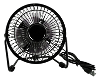 Portable USB-Powered Mini Desk Fan FAN-U1 037229000108 USB-powered, Angle-Adjustable with Heavy Duty Metal Frame Desktop Mini-Fan with 3ft cord LC07006-2 921247 YW3110 FANU1 FAN-U1  feet foot  3320 