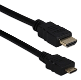 1-Meter Thin High Speed HDMI to Mini HDMI 4K HD Camera Cable HDAC-1M 037229004106 Cable FullHD HDMI v1.4a to Mini-HDMI 3D/Ethernet/ARC 720p/1080i/1080p/1440p 24/60/120/240Hz Certified, PC/HDTV/Blu-ray/Flat Panel/Projector/Camcorder/Camera Digital Audio/Video, A/C M/M, 1M, 30AWG HDMIAC-1M  516948 RC2219 HDAC1M HDAC-01M cables  3409 