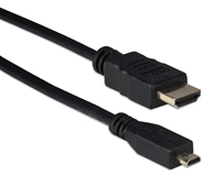 1-Meter Thin High Speed HDMI to Micro-HDMI 4K HD Camera Cable HDAD-1M 037229004168 Cable FullHD HDMI v1.4a to Micro-HDMI 3D/Ethernet/ARC 720p/1080i/1080p/1440p 24/60/120/240Hz Certified, PC/HDTV/Blu-ray/Flat Panel/Projector/Camcorder/Camera Digital Audio/Video, A/D M/M, 1M, 30AWG HDMIAD-1M  529529 RC2226 HDAD1M HDAD-01M cables  3416 