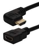 0.5ft Left-Angle High Speed HDMI Male to Female UltraHD 4K Flex Adaptor HDXLF-0.5F 037229401707