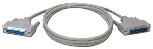 6ft DB25 Male to Female Serial Modem Bulk Cable MC311-06WB 037229411133 Cable, External Modem to PC with DB25 Serial RS232 Port, DB25M/F, 6ft, UL, Bulk MC31106WB MC311-06WB  cables feet foot   3583