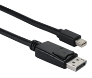 1-Meter Mini DisplayPort to DisplayPort UltraHD 4K Black Cable MDPDP-1MBK 037229003208