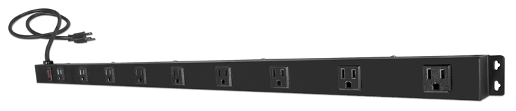 2-Pack 9-Outlets Surge Protector Wallmount PowerBar with 3ft Cord PB9-03-2PK 037229231526