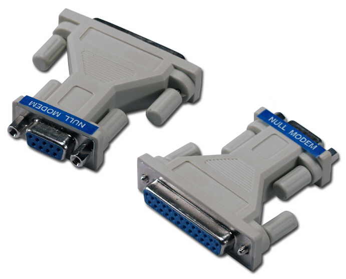 DB9 Female to DB25 Female RS232 Serial Null Modem Adaptor CC2046-FF 037229330465 Adaptor, Serial RS232 Null Modem, DB9F/DB25F CC2046FF CC2046-FF adapters adaptors     2374