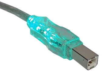 6ft USB 2.0 480Mbps Type A Male to B Male Translucent Illuminated/Lighted Cable with Green LEDs CC2209C-06GNL 037229229448 Cable, USB 2.0 480Mbps Universal Serial Bus Type A Male to B Male Translucent Cable with Green LEDs, For Printer, Scanner, Camera, External Drive & PC/Hub, 6ft 987040 TH6558 CC2209C06GNL CC2209C-06GNL cables feet foot  2457 