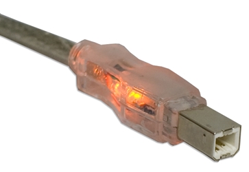 6ft USB 2.0 480Mbps Type A Male to B Male Translucent Illuminated/Lighted Cable with Orange LEDs CC2209C-06ORL 037229229837 Cable, USB 2.0 480Mbps Universal Serial Bus Type A Male to B Male Translucent Cable with Orange LEDs, For Printer, Scanner, Camera, External Drive & PC/Hub, 6ft TH6560 CC2209C06ORL CC2209C-06ORL cables feet foot  2459 