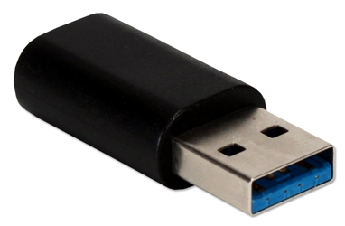 USB Male to USB-C Female 3.2 Gen 2 10Gbps Compact Conversion Adaptor CC2231FMA 037229230253  Black microcenter USB-C, USB C