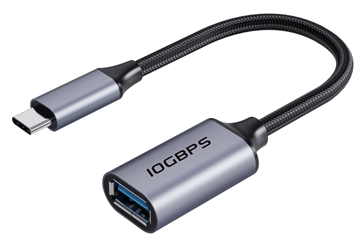 USB-C Male to USB-A Female 3.2 Gen 2 10Gbps 60-Watts Conversion Adaptor CC2231MF 037229230499 Black microcenter 448231 Matthews Pending, USB-C, USB-A