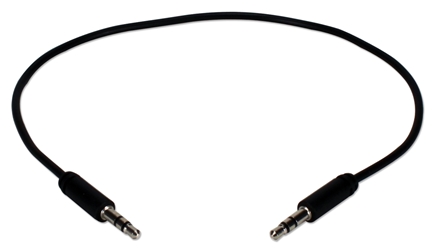 1ft 3.5mm Mini-Stereo Male to Male Speaker Cable CC400M-01 037229008395 Cable, Multimedia, Speaker - 3.5mm Mini-Stereo M/M, 1ft 753103 TW8109 CC400M01 CC400M-01 cables feet foot  2786 