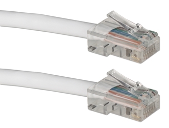 10ft 350MHz CAT5e Flexible White Patch Cord CC712E-10WH 037229716443 Cable, CAT5E Ethernet RJ45 Category 5E 350MHz Flexible/Stranded, Network Hub/DSL/CableModem/LAN Patch Cord, Assembled, White, 10ft 199372 CC712E10WH CC712E-010WH cables feet foot  3042 