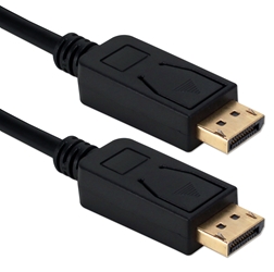 6ft DisplayPort 2.0 UltraHD 16K Black Cable with Latches DP16-06 037229005042 Cable, DisplayPort v2.0 Compliant, Digital Audio/Video with DHCP, 6ft DP1606 DP16-06 cables feet foot