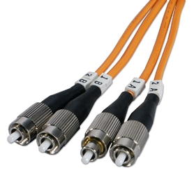 2-Meter FC to FC Multimode Fiber Duplex Patch Cord FDFC-2M 037229487220