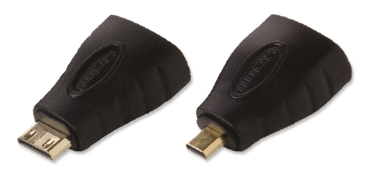 Mini & Micro-HDMI Male to HDMI Female UltraHD 4K Adaptor Kit HDAK-MFA 037229004519