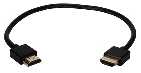 1ft High Speed HDMI UltraHD 4K with Ethernet Thin Flexible Cable HDT-1F 037229401561