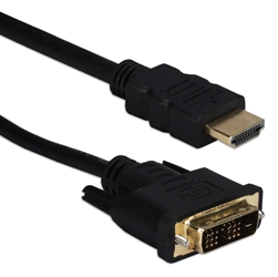 3-Meter Ultra High Performance HDMI Male to DVI Male HDTV/Flat Panel Digital Video Cable HDVIG-3M 037229489866 Cable, HDMI to DVI High Definition HDTV Video/Adaptor Cable, HDMI M/DVI-D M, 3M (9.8ft), 30AWG 176206 RC2209 HDVIG3M HDVIG-03M adapters adaptors cables feet foot  3446 