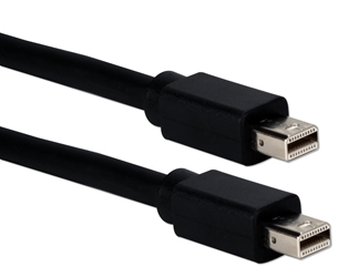 2-Meter Mini DisplayPort UltraHD 4K Black Cable MDP-2MBK 037229003222