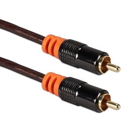 35ftHDTV RCA Premium Digital/SPDIF Subwoofer Audio Coax Cable RCA1A-35 037229400830 Cable, RCA/SPDIF Component/Composite Video/Digital Audio Premium 75ohm Color-coded Shielded Cable, RCA M/M, 35ft RCA1V-35     RCA1A35 RCA1A-035  cables feet foot   3686