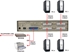 4x1 Serial RS232 Power Free Modem Share Switch - MS104