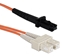 10-Meter MT-RJ to SC Multimode Fiber Duplex Patch Cord - FDMTSC-10M