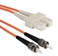 10-Meter ST to SC Multimode Fiber Duplex Patch Cord - FDSTSC-10M