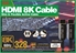 100-Meter Active HDMI UltraHD 8K/60Hz with Ethernet Cable - HF8-100M