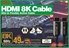 15-Meter Active HDMI UltraHD 8K/60Hz with Ethernet Cable - HF8-15M