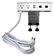 Adjustable Deskmount Dual-Power Outlets with Dual-USB 3.5Amp Charger & Dual-CAT6 Ports - P2P2UR-10