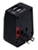 Premium World Travel Power Adaptor with Surge Protection & 2.1A Dual-USB Charger - PA-C4BK