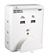 6-Outlets Wallmount Surge Protector with Dual-USB 3.1Amp Charger & Device Holders - PS-06UH