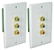 HDTV Component Video CAT5e Wallplate Extender Kit - RCA3V-C5E