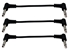 3-Pack 6-inch 1/4 to 1/4 Right-Angle TS Instrument Cables - TSRAA-3PK